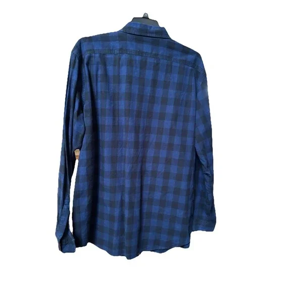 Filson Men’s XXXL Alaska Guide Blue Plaid Long Sleeve Button Shirt 100% Cotton - Picture 6 of 6